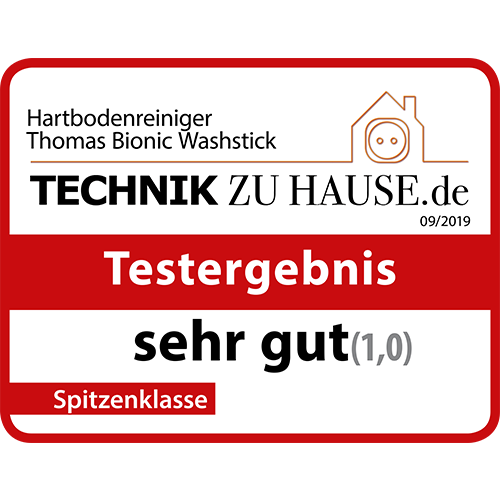 Technik zu Hause, Testurteil sehr gut (Thomas Bionic Washstick)