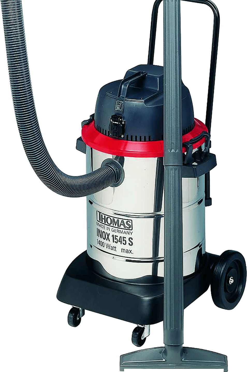 Nass-Trockensauger mit Steckdose integriert: Der THOMAS INOX 1545 S